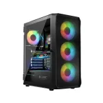 Logic PORTOS ARGB MINIDI USB 3.0 dėklas, juodas