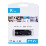 PNY Attach&eacute; 4 2.0 16 GB USB atmintinė, USB A tipo, juoda