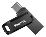 &bdquo;SanDisk Ultra Dual Drive&ldquo; USB atmintinė 128 GB USB A tipo / C tipo 3.2 kartos 1 (3.1 kartos 1) juoda, sidabrinė