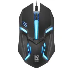 Pelės apsauga &bdquo;Mouse Defender Cyber MB-560L&ldquo; juoda, 7 spalvos, 1200 DPI, 3 spalvos