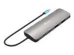 I-TEC USB-C metalinis nano dokas 2x HDMI + PD