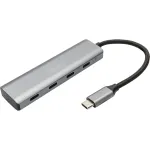 Digitus USB-C 4-Port (silver)