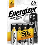 ENERGIZER &Scaron;ARMINĖS AA LR6 ELEMENTAI, 4 VNT.