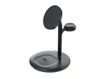 Green Cell MSST-GC-3IN1-B mobile device charger Headphones, Headset, Smartphone, Smartwatch Black Wireless charging Auto