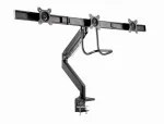 Gembird MA-DA3-03 monitoriaus laikiklis / stovas 68,6 cm (27") stalas, juodas