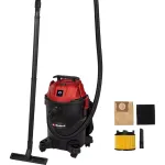 Einhell TC-VC 2555, wet/dry vacuum cleaner (black/red)