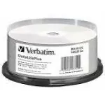 Verbatim BD-R DL Discs 50GB 6x Wide Printable - No ID Brand (spindle 25)