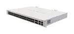 &bdquo;Mikrotik CRS354-48G-4S+2Q+RM&ldquo; tinklo komutatorius, valdomas, L2 gigabito eternetas (10/100/1000), pilkas