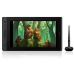 HUION Kamvas Pro 16 grafinė plan&scaron;etė 5080 lpi 344,16 x 193,59 mm USB juoda