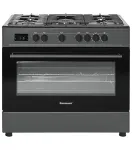 Ravanson KWGE-K90 Cheff Modern Black dujinė ir elektrinė viryklė (juoda)