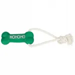 PAKA ZWIERZAKA Rope with bone "HoHoHo" &ndash; dog toy &ndash; 13 cm