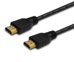 SAVIO CL-194 HDMI kabelis 1,5 m, juodas, paauksuotos jungtys, v2.0 didelės spartos, Ethernet/3D