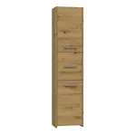 Topeshop S43 ARTISAN bathroom storage cabinet Oak
