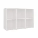 MALAX MINI 2X3 BALTA KNYGŲ LENTYNA