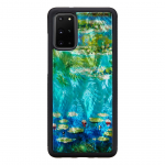 &bdquo;iKins&ldquo; dėklas, skirtas &bdquo;Samsung Galaxy S20+&ldquo;, vandens lelijų spalvos, juodos spalvos