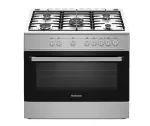 Ravanson KWGE-K90A Cheff (nerūdijančio plieno) dujinė ir elektrinė viryklė