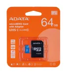 ADATA 64 GB, microSDHC, 10 klasės UHS-I