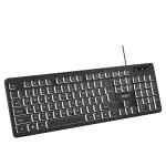 Savio KB-04 klaviatūra namams / biurui, USB, QWERTY, JK, tarptautinė, juoda