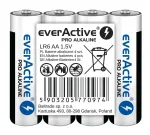 &Scaron;arminės baterijos &bdquo;everActive Pro Alkaline LR6 AA&ldquo; - 4 vnt.