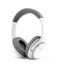 Esperanza Libero belaidės ausinės su galvos juosta, Bluetooth muzika, pilkos, baltos