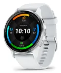 &bdquo;Garmin Venu 3&ldquo; 3,56 cm (1,4 colio) AMOLED 45 mm Skaitmeninis 454 x 454 pikselių Jutiklinis ekranas Sidabrinis, baltas &bdquo;Wi-Fi&ldquo; GPS (palydovinis)