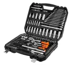 NEO TOOLS Socket Set 1/2", 1/3", 220 pcs, Satin Finish