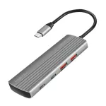 Ultra lim USB3.2 hub 2x USB-A, 5xUSB-C, PD, 100