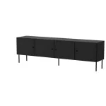 Cama 4D RTV spintelė PALAZZO BIS 201x40x60 juoda matinė