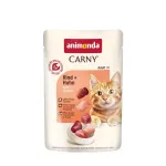ANIMONDA Carny suaugusioms katėms su jautiena ir vi&scaron;tiena &ndash; &scaron;lapias ėdalas &ndash; 85 g