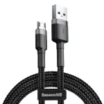 &bdquo;Baseus Cafule&ldquo; 2,4 A 1 m ilgio mikro USB laidas (pilkas/juodas)