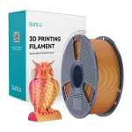 Sunlu PLA+ Silk Dual Color Filament (Red and Gold)