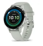 &bdquo;Garmin Venu 3S&ldquo; 3,05 cm (1,2 colio) AMOLED 41 mm Skaitmeninis 390 x 390 pikselių Jutiklinis ekranas Pilkas, sidabrinis &bdquo;Wi-Fi&ldquo; GPS (palydovinis)