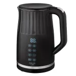 Adler AD 1350 1,7 l temperatūros reguliuojamas LED elektrinis virdulys, juodas