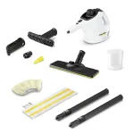 K&auml;rcher SC 1 EasyFix Portable steam cleaner 1200 W Black, White