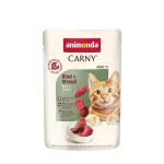 ANIMONDA Carny suaugusių kačių ėdalas su jautiena ir stručiais, 85 g