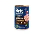 BRIT Premium By Nature vi&scaron;tiena ir &scaron;irdelės - &scaron;lapias &scaron;unų ėdalas - 400 g