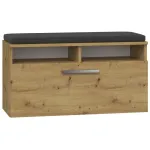Topeshop RIVA SZAFKA ARTISAN batų organizatorius, uždaras, ąžuolo spalvos