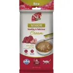 FARMINA N&D Quinoa Cat Senior Cream with Chicken & Tuna box &ndash; cat treat &ndash; 4x15g
