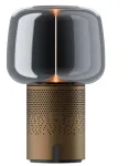 Portable lamp with speaker Serena Play brown