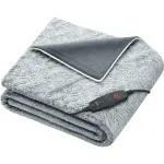 Beurer HD 75 Nordic Gray Green Planet Heated Blanket (Grey, 180 x 130 cm)