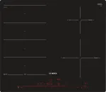 &bdquo;Bosch Serie 8 PXE601DC1E&ldquo; kaitlentė, juoda, įmontuojama, zoninė indukcinė kaitlentė, 4 zona(-os),