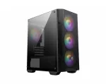 MSI MAG Forge M100A Micro Tower Juodas, Permatomas