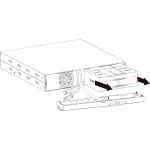 Bluewalker battery pack PowerWalker 91010079, for VI 1500RT LCD (black)