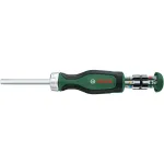 Bosch Powertools bit ratchet screwdriver with bit set, 13 pieces (green/black, torque up to 50 Nm)