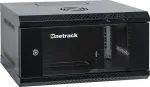 RACK 19" 4U 400mm hanging server cabinet Netrack ECO-Line black