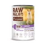 RAW PALEO Duoprotein anties ir &scaron;erno sausas suaugusių &scaron;unų ėdalas - 400 g