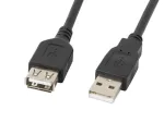 Lanberg CA-USBE-10CC-0007-BK USB kabelis USB 2.0 0,7 m USB A juodas