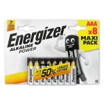Battery Alkaline Power AAA E92 8 pcs Blister
