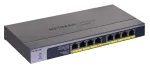 NETGEAR GS108PP nevaldomas gigabito eternetas (10/100/1000), maitinimas per eternetą (PoE), juodas