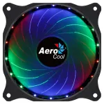 Aerocool COSMO12FRGB kompiuterio ventiliatorius 12 cm LED RGB Molex jungtis tylus juodas
